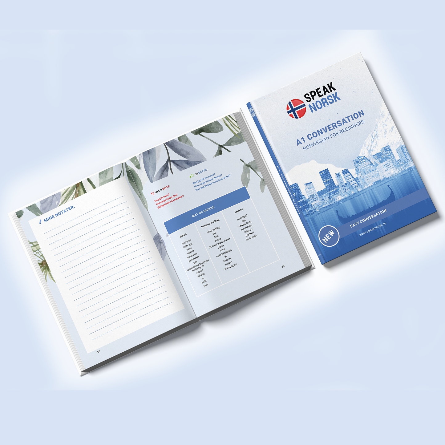 A1 Conversation book - Norwegian for Beginners: Easy Conversation