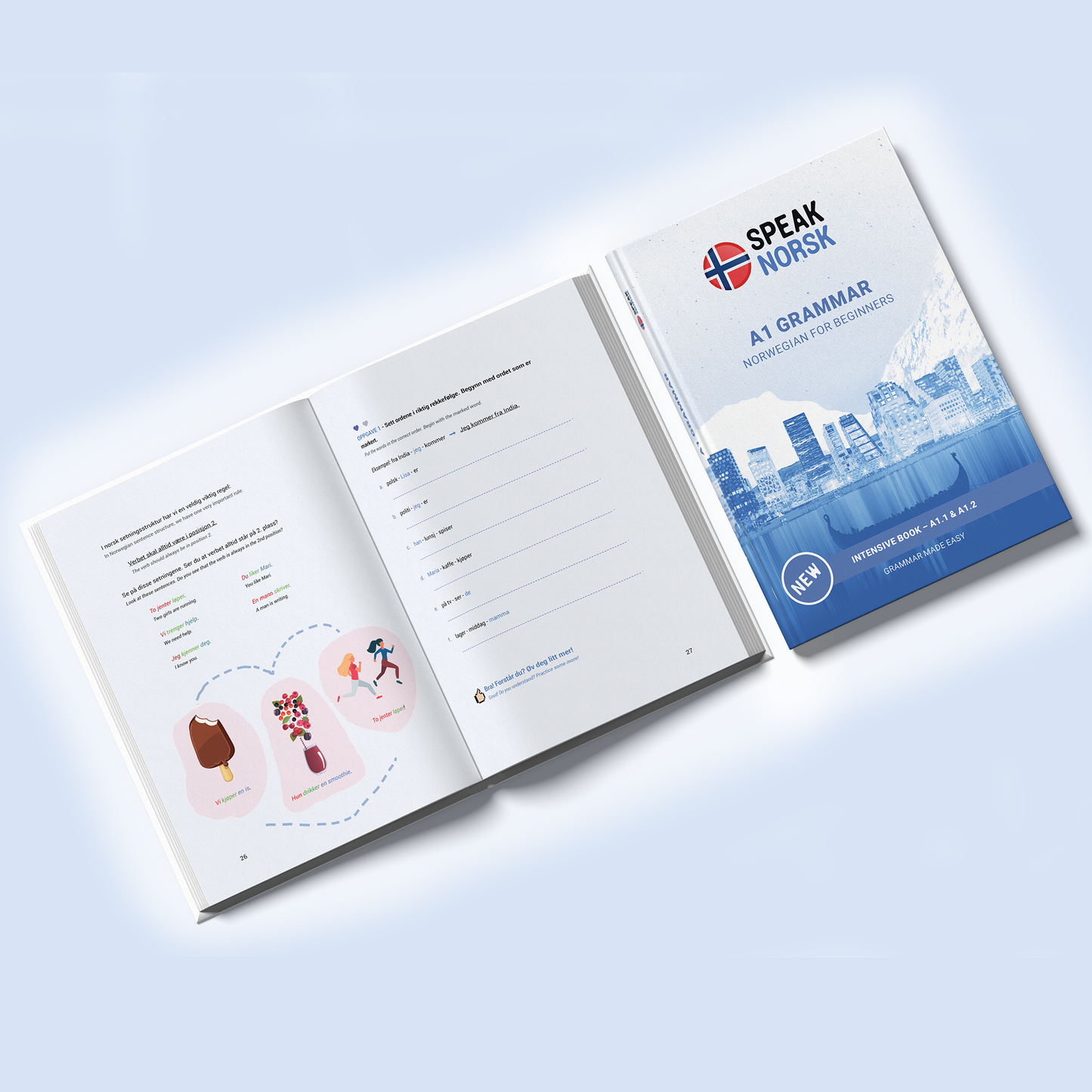 A1 Grammar book - Norwegian for Beginners: Grammar Made Easy
