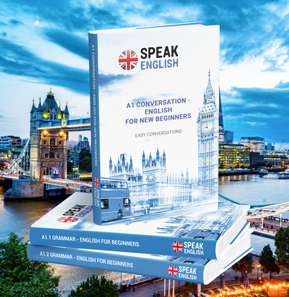 Package A1 Level: Conversation & Grammar E-Books for Beginners